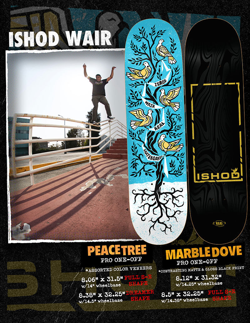 ishod real skateboards