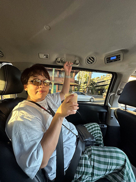 帰国日ホノルル空港へ 04