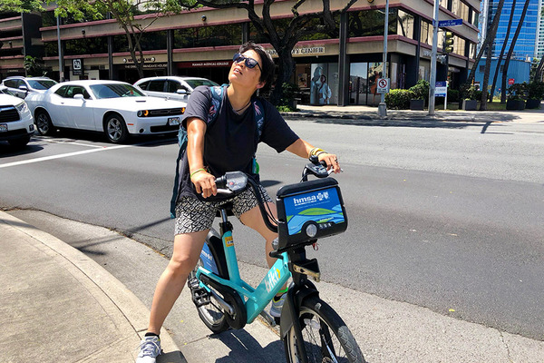 ハワイのレンタル自転車BIKIはとても便利 8