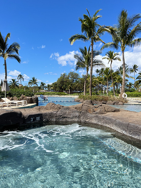 ヒルトンマウイのプールのジャグジーカバナ 7
