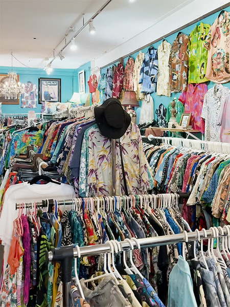 ハワイ島ローカルタウンの土産物屋