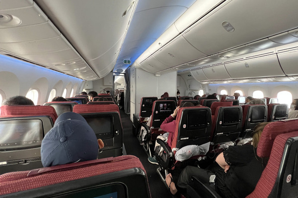 羽田発ホノルル行きJAL8782便 9