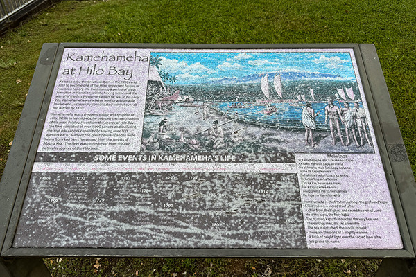 ヒロの街のカメハメハ大王像 8