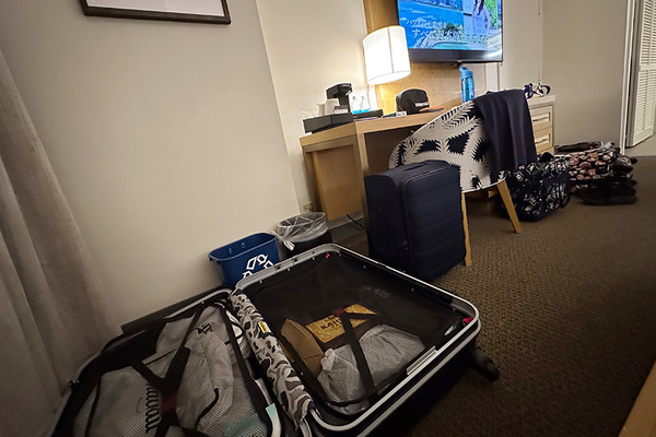 帰国日ホノルル空港へ 02