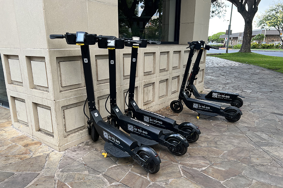 22gwハワイ旅 新しい移動手段の電動キックボード Go X に乗ってみたのだが 一日 一ハワイ ハワイブログ