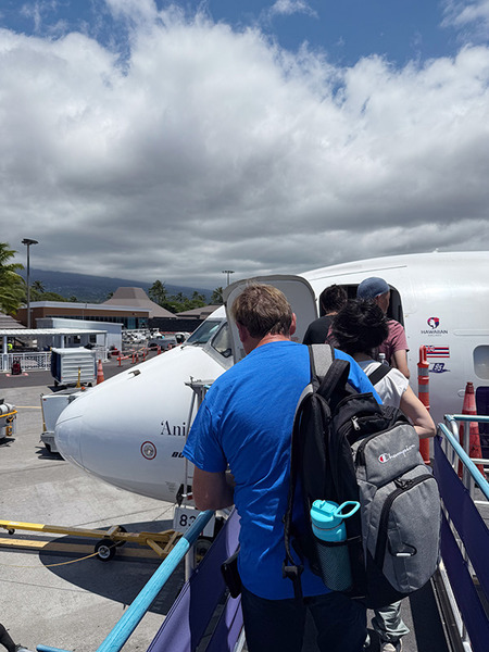 コナ空港からホノルル空港へ移動 05