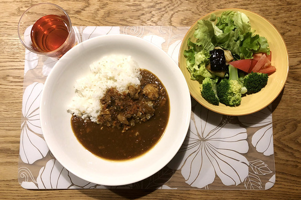 JALビジネスクラスのチキンカレーをおうちで食べる 6