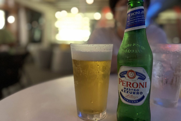 ビールとピザとパスタ１