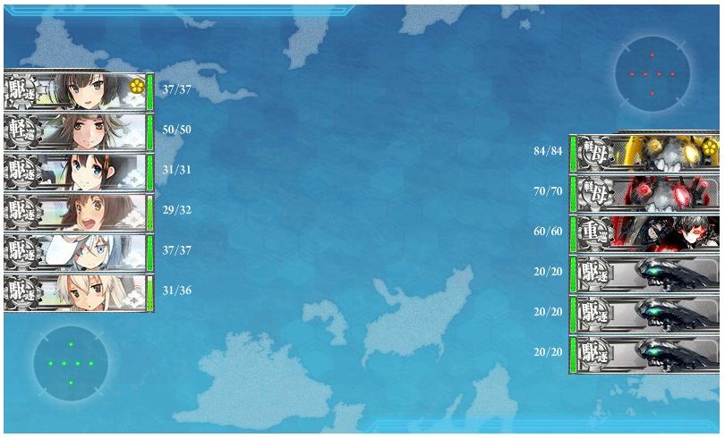 アプデで1 6の航空戦マスで夜戦時の命中率が向上したらしいので 独身提督の後悔日誌