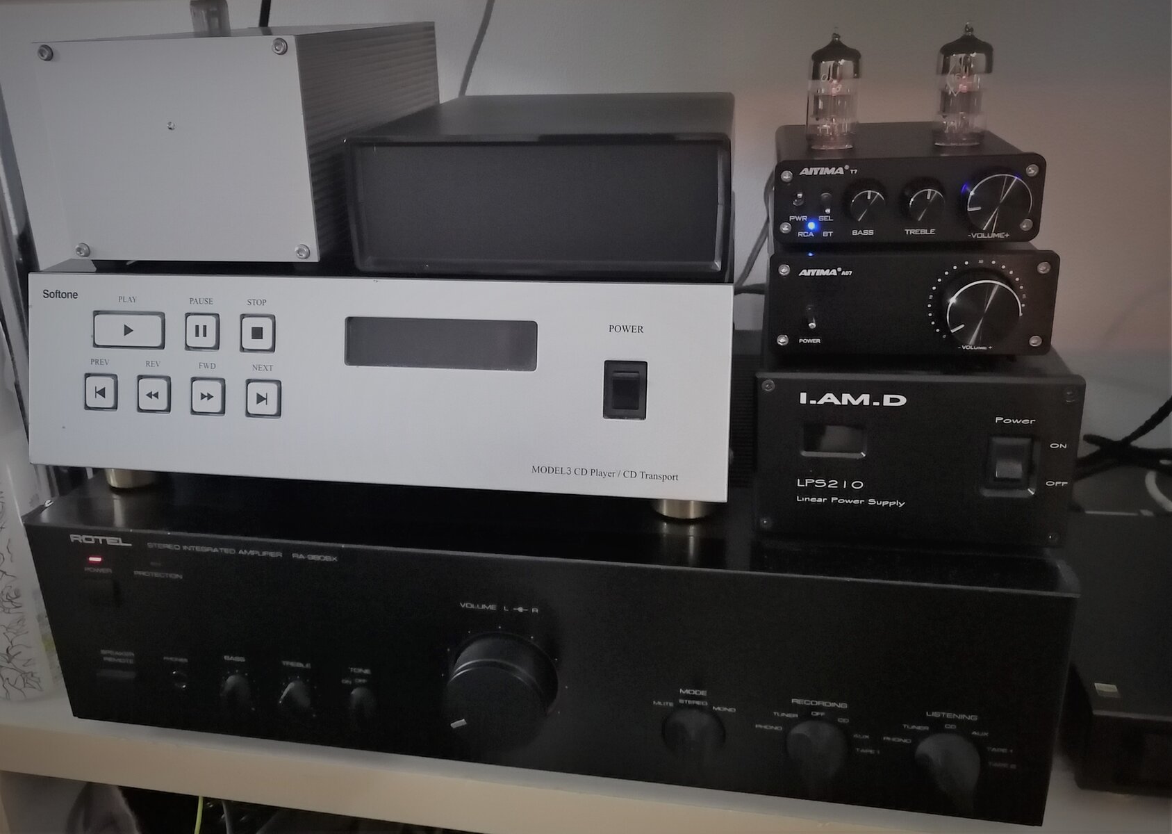 ROTEL RA-980BXとAiyima T07 : On Age Audio ROTEL RA-980BXとAiyima T07 : On Age Audio