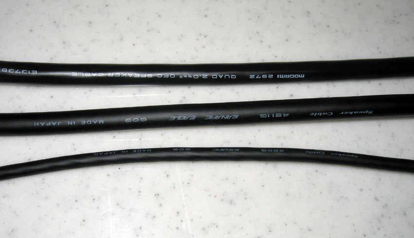 MOGAMI 2972 モガミ スピーカーケーブル 1ｍ　2本　高解像度 on