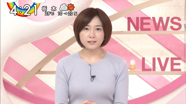 今日のパトロール日誌女子アナ【市來玲奈】サン、元乃木坂46!ニットおっぱい微かに揺れる