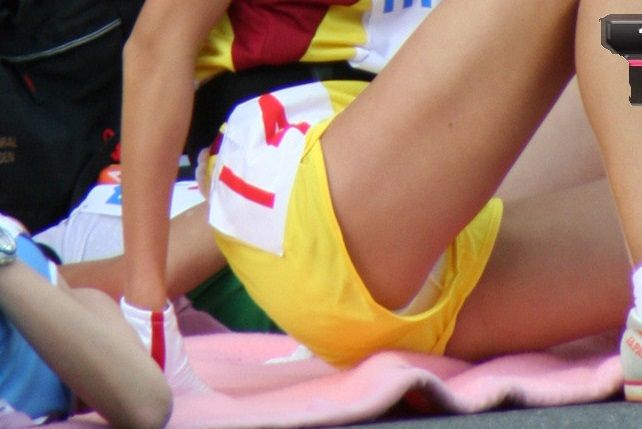 駅伝パンチラ 盗撮
