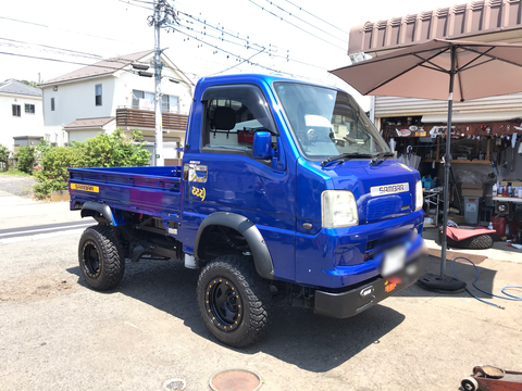 TTサンバートラック用 65ミリオーバーフェンダー！ : カスタム屋 HARDEE`S