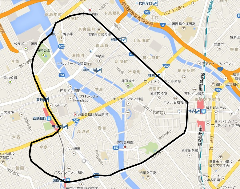 妄想鉄道路線 地下鉄福岡環状線 あさってまで休みなので