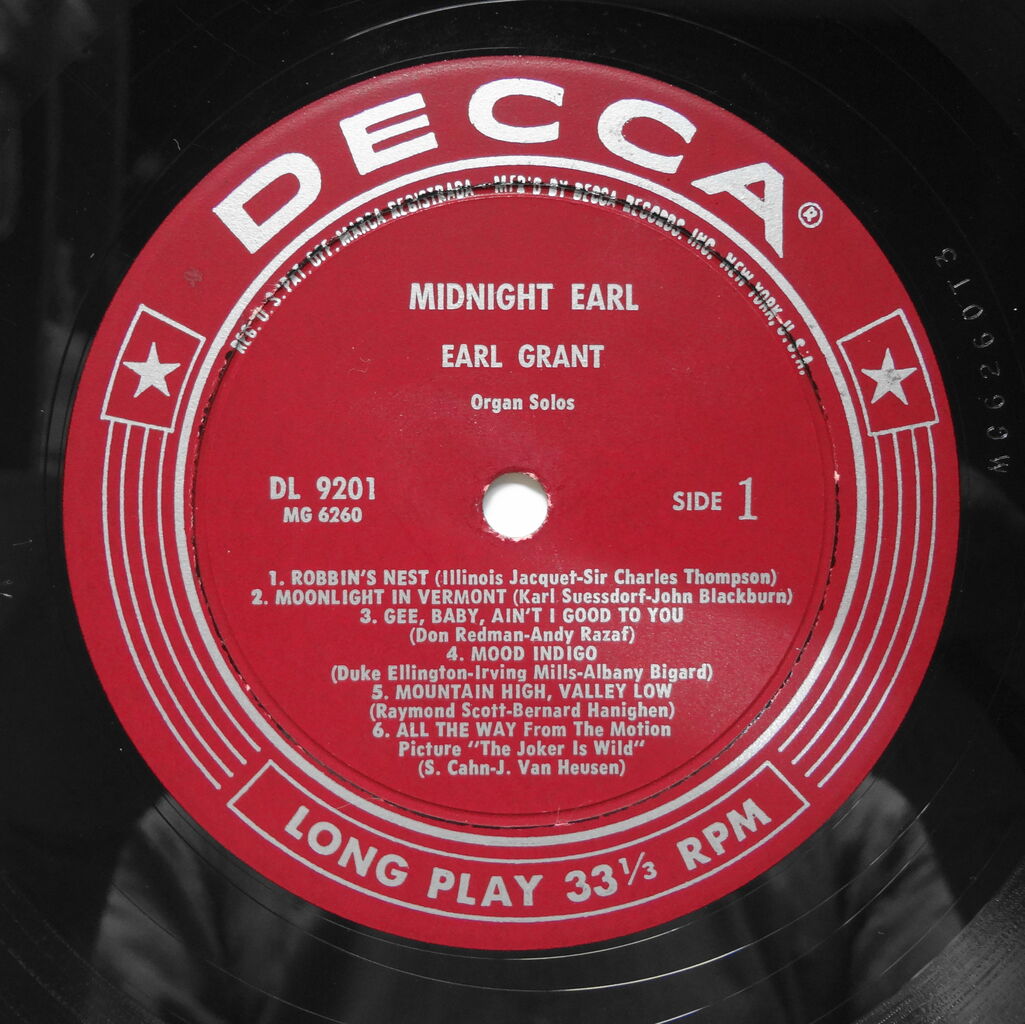 MY FAVORITE LP COVER/DECCA SERIES J9200 : original-jazzville/jojo