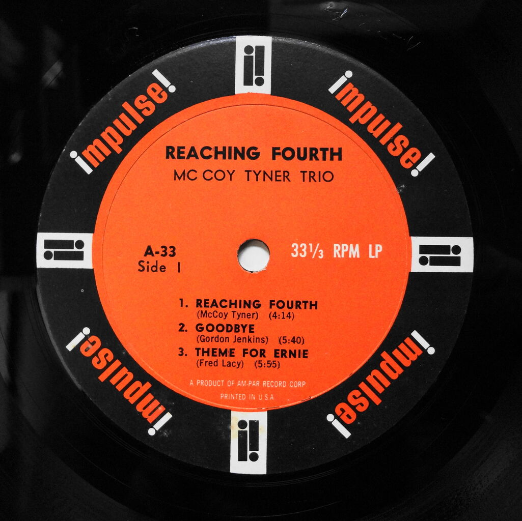 McCOY TYNER'S LEADER SESSION ON IMPULSE : original-jazzville/jojo
