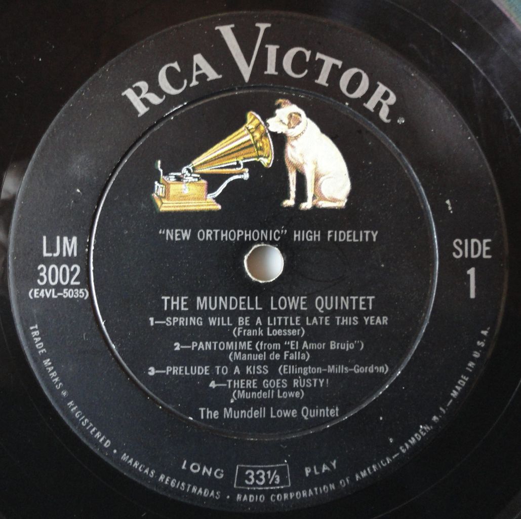 JIMMY RANEYとMUNDELL LOWEの10inch盤 : original-jazzville/jojoのブログ