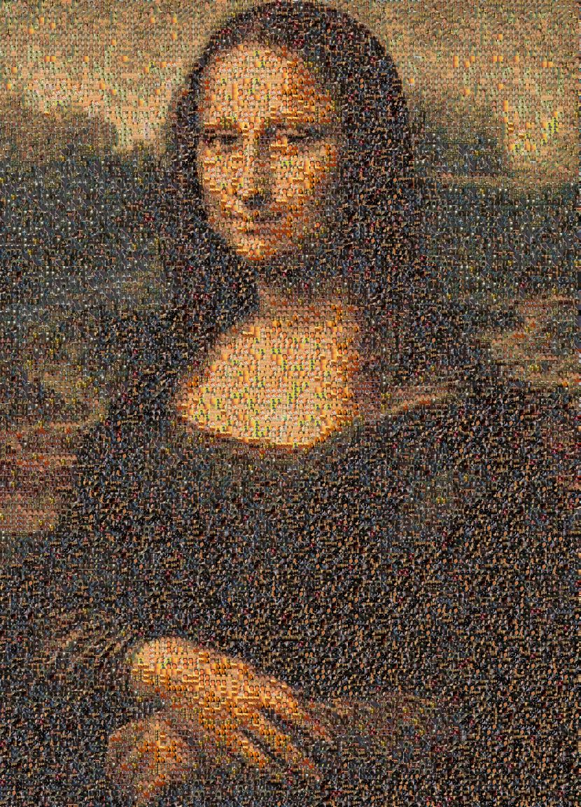 荒木先生の写真でモザイクアート ジョジョの奇妙な研究所 荒木先生の写真でモザイクアート ジョジョの奇妙な研究所