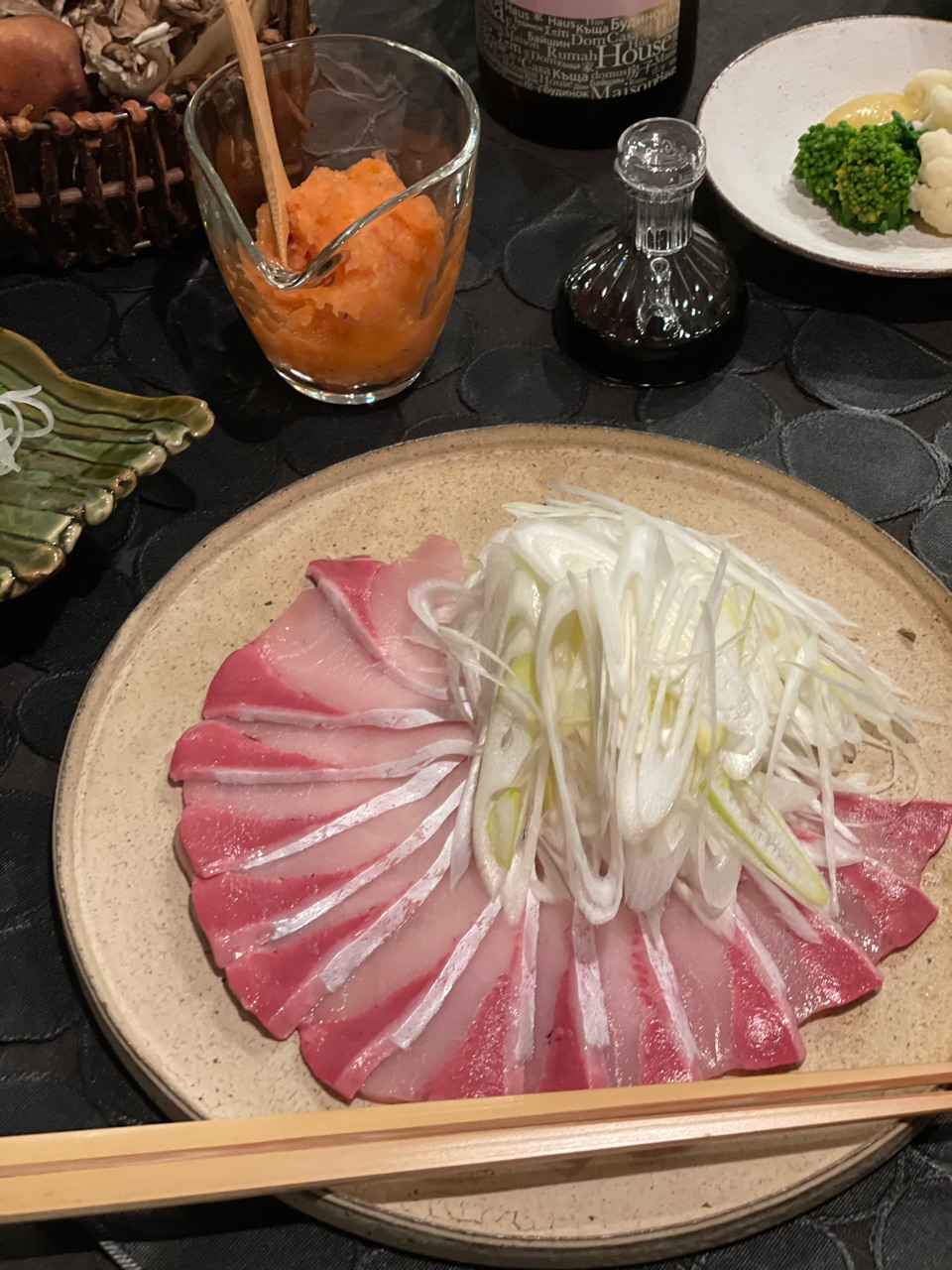 鰤しゃぶと 平あじのお刺身の夜ごはん おうちごはんとおかしとねこ Powered By ライブドアブログ