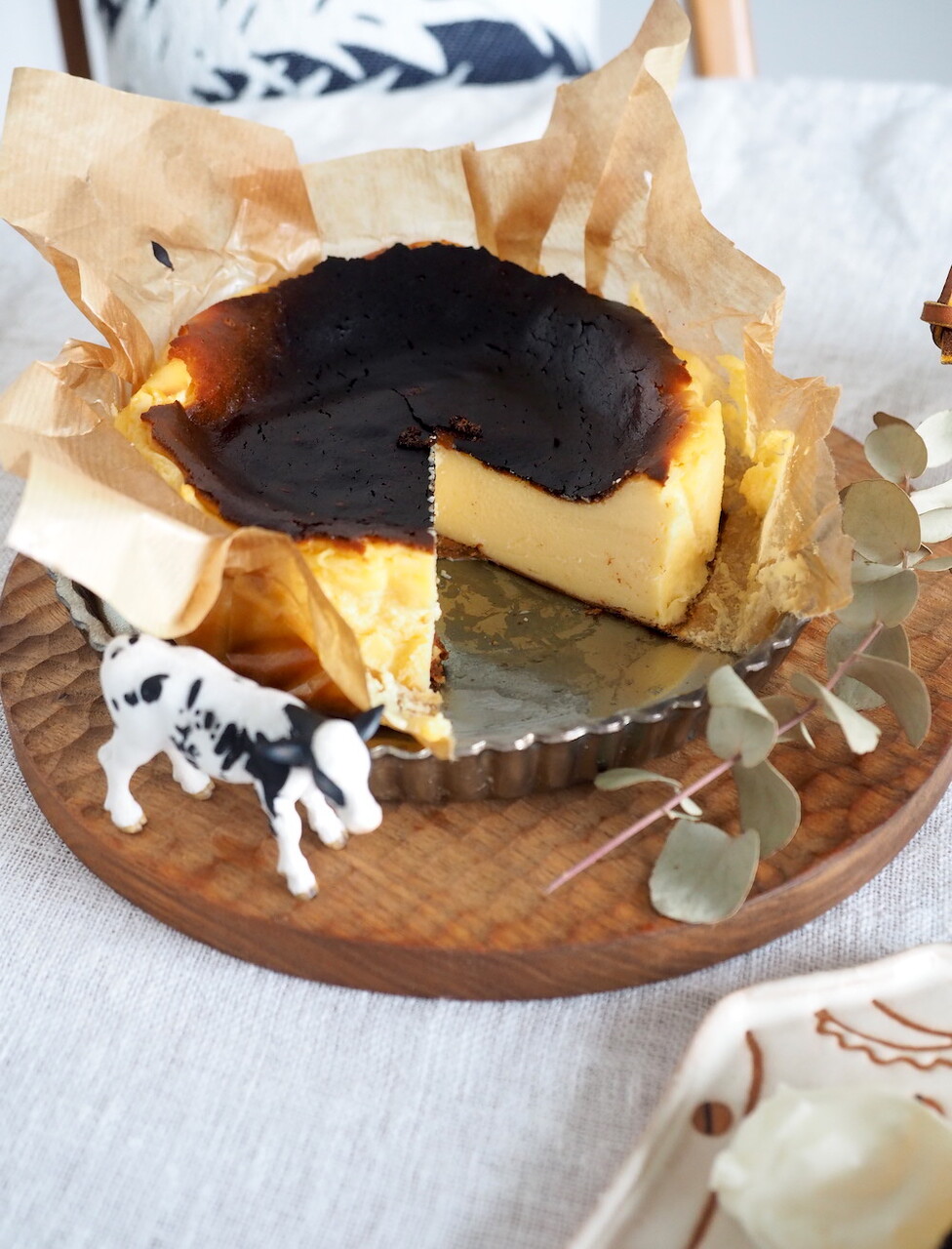 バスク風チーズケーキがすごく簡単に作れた おうちごはんとおかしとねこ Powered By ライブドアブログ