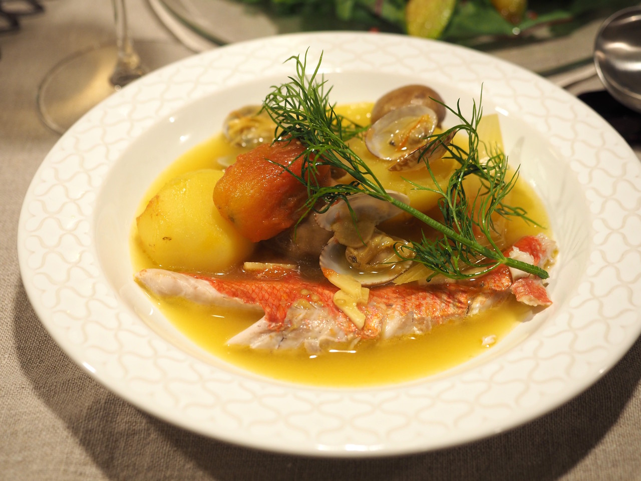 レシピ Staubで金目鯛のブイヤベース おうちごはんとおかしとねこ Powered By ライブドアブログ