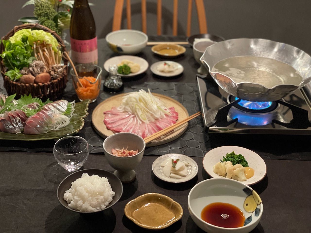 鰤しゃぶと 平あじのお刺身の夜ごはん おうちごはんとおかしとねこ Powered By ライブドアブログ
