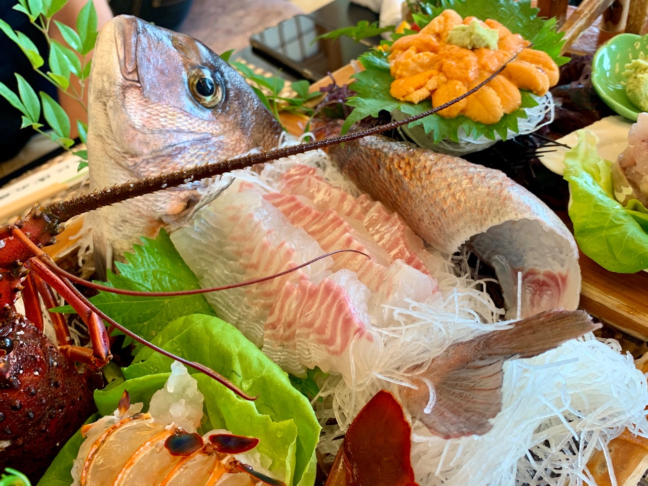 こてば　舟盛り うに清（うにせい）訪問レポート 〜 真鶴の絶景磯料理店が大人気！！ど