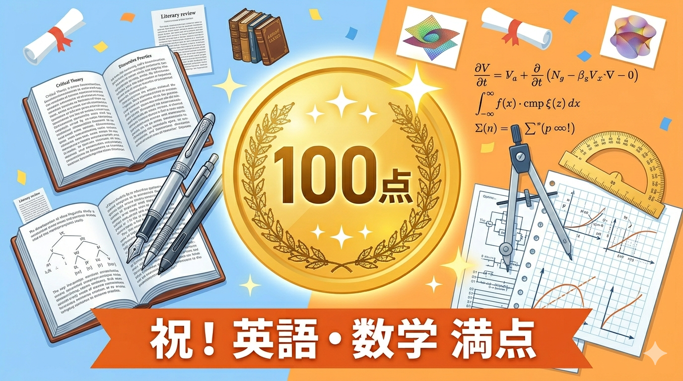 高2英語＋高2数学＋高2数3 英語も数学も100点！！高2生さん快挙です＼(^o^)／ : 情熱塾 塾長