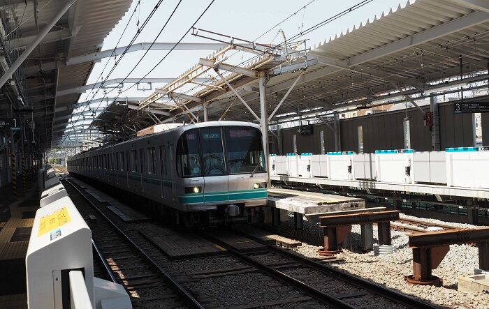 東急電鉄　目蒲線　所要時分　奥沢駅設置 目黒線 奥沢駅 3月から通過線 8両対応新上りホーム 供用開始