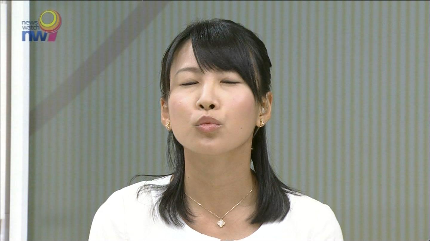 激烈!女子アナニュース【画像】「ニュースウォッチ9」澤田彩香たんのキス顔 9.18