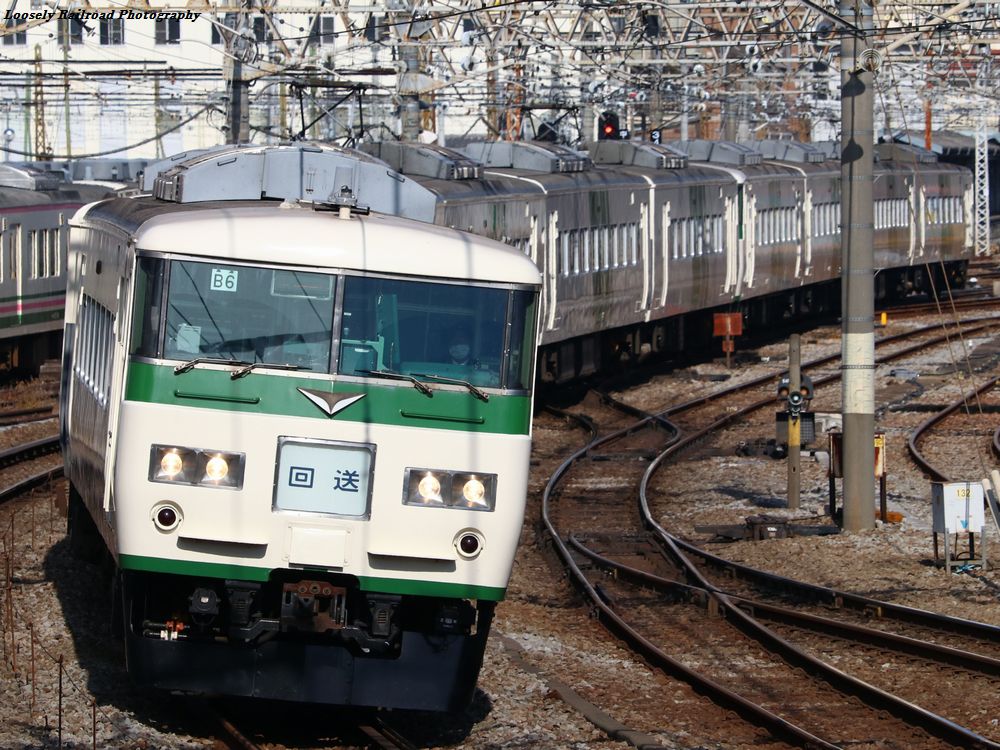 11/25撮影記 回9844M 185系B6編成+C7編成 : Platform ZERO ―零―