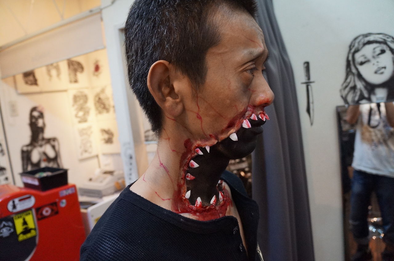 ハロウィンなんで口裂けゾンビw Body Custom ジョシュアアント