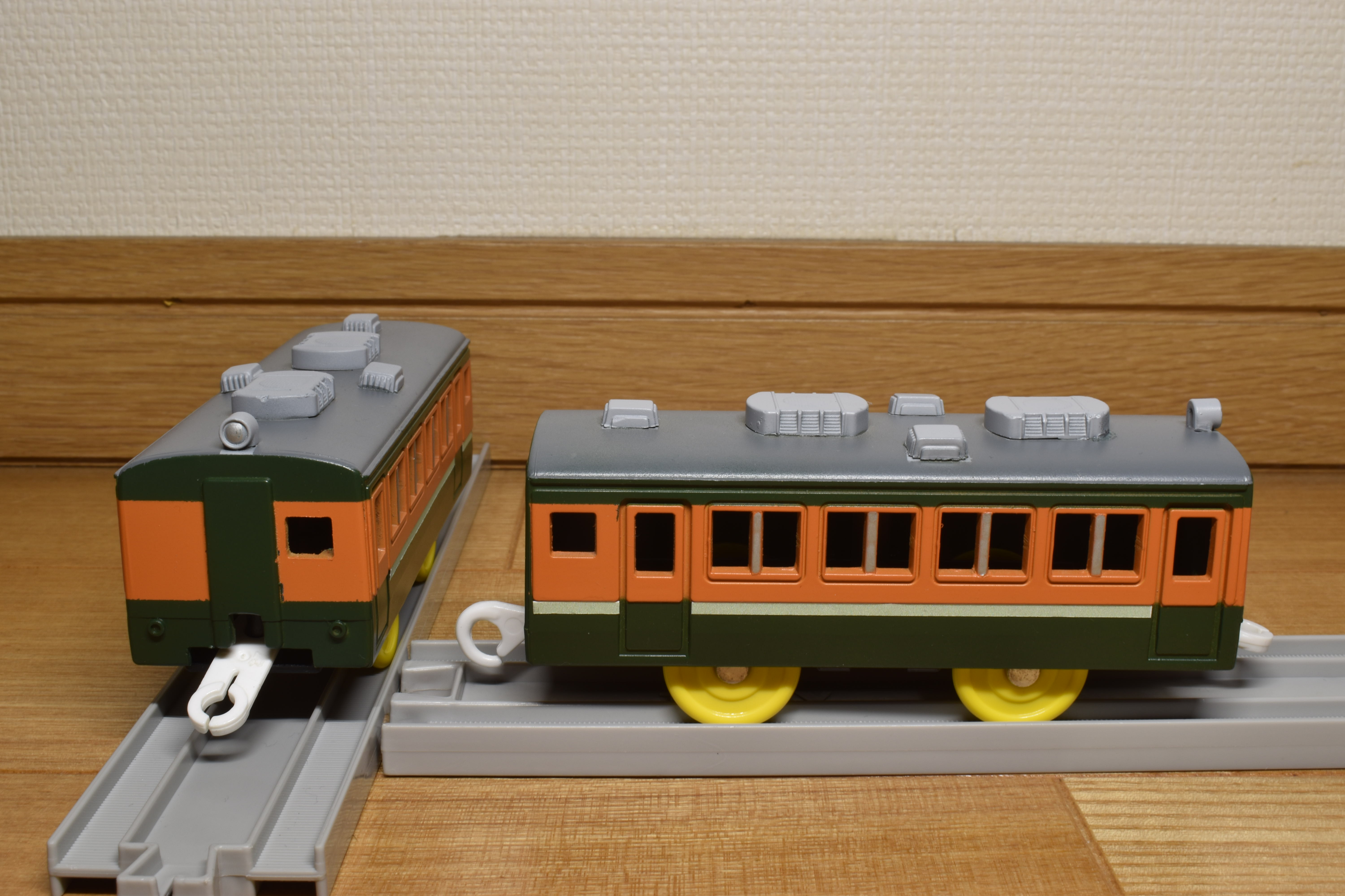 プラレール】165系 東海色 急行アルプス 前スイッチ 旧動力 動作確認