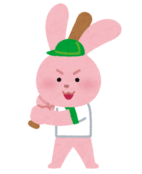 baseball_animal_usagi