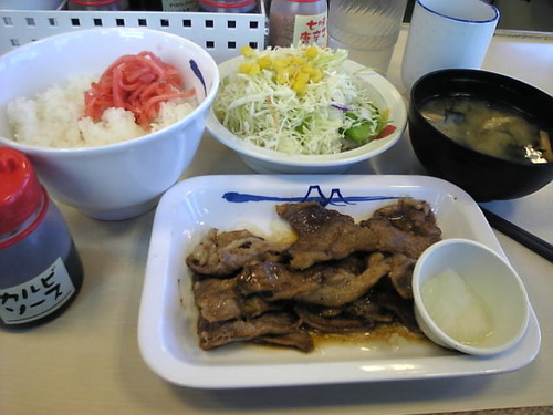 カルビ焼き定食