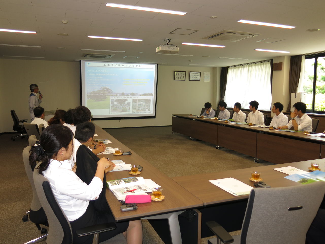 新入社員研修 ダイキン工場見学会 城陽ダイキンblog