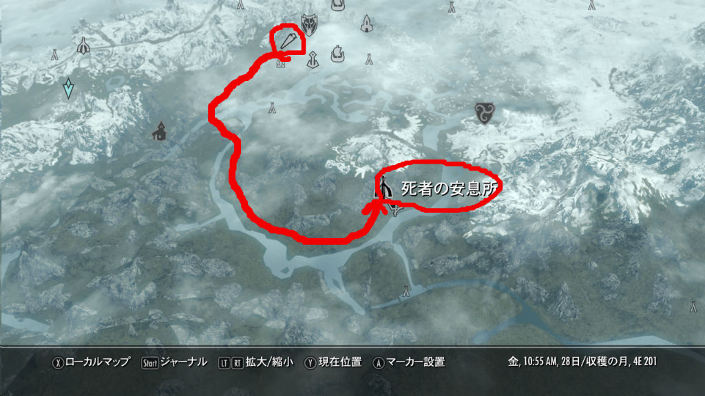 スカイリムrp日記 メアリ編６ 死者の安息所 Another Sky Rim