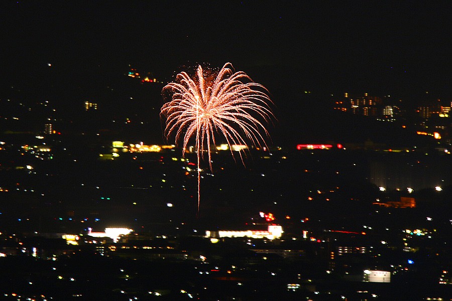 なにわ淀川花火大会と明石海峡大橋ライトアップのコラボ Jp3pzd S Photo Diary