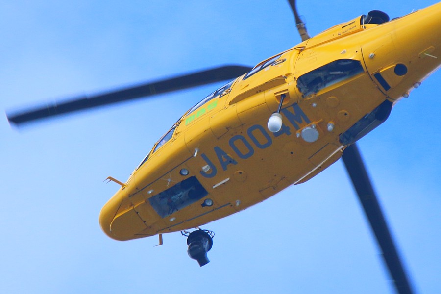 黄色ヘリ見本 MBS取材ヘリ : jp3pzd's photo diary