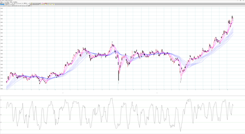 225先物つなぎ足　日足チャート