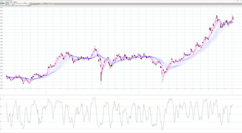 225先物つなぎ足　日足チャート