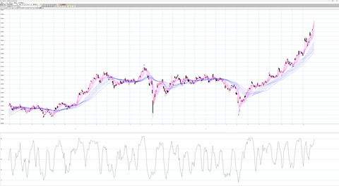 225先物つなぎ足　日足チャート