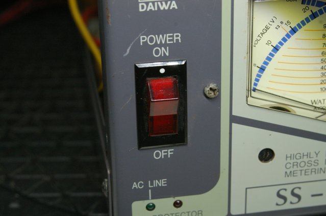 DAIWA SS-606 電源が入らない : JHGのブログ