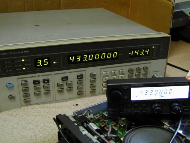 Kenwood　 TＭ-４５５ 受信機 Kenwood TM-455 service manual