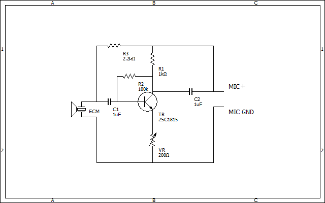 マイクアンプＦＣＺ(ECM-ICOM290)