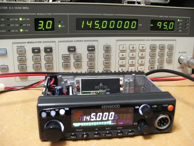 KENWOOD TM-241 点検、LED化 : JHGのブログ KENWOOD TM-241 点検、LED化 : JHGのブログ