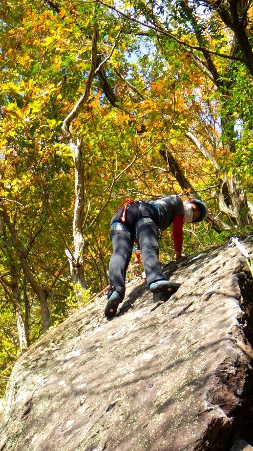 12 06 湯河原 幕岩トップロープクライミング講習会 Mountain Cycle Guide Ari