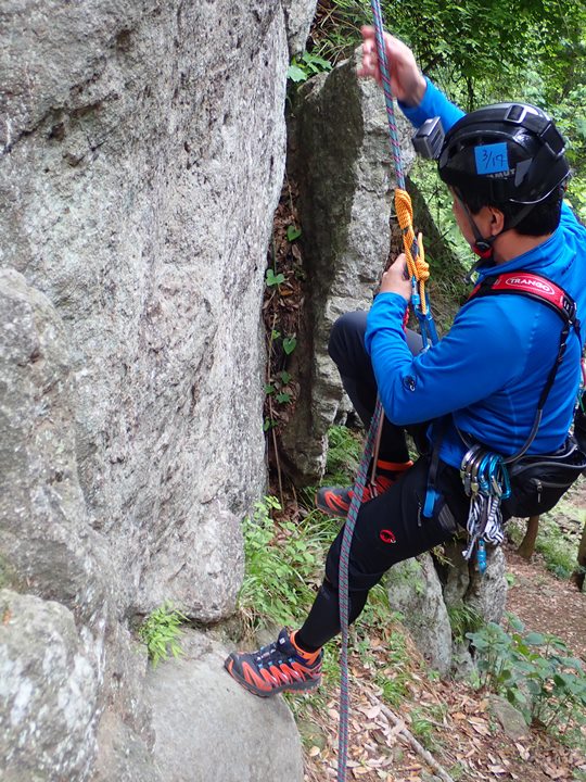 2019 05 06 広沢寺クライミングセルフレスキュー講習会 Mountain Cycle Guide Ari