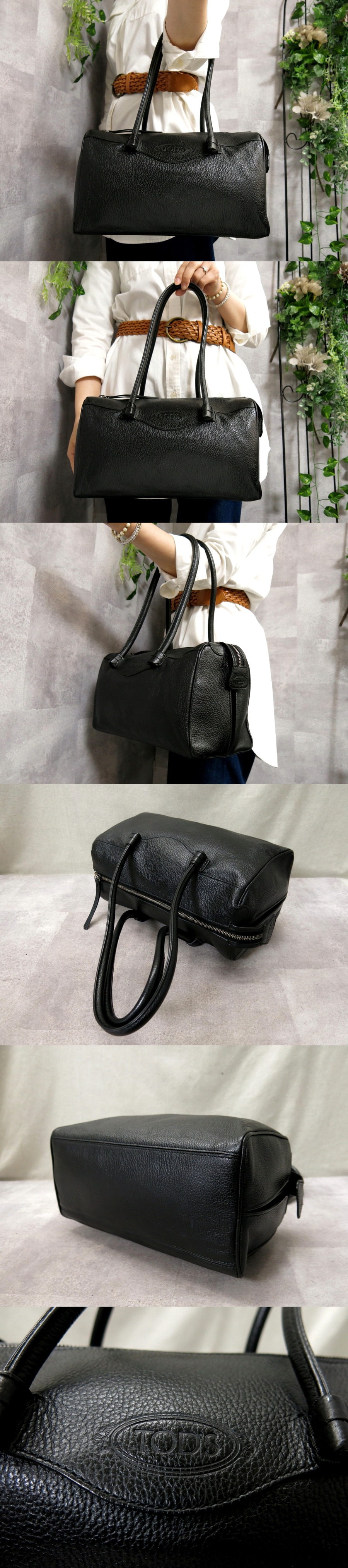 専用出品です。⭐︎TOD'S トッズ ロゴ 型押し レザー 2WAY ショルダー